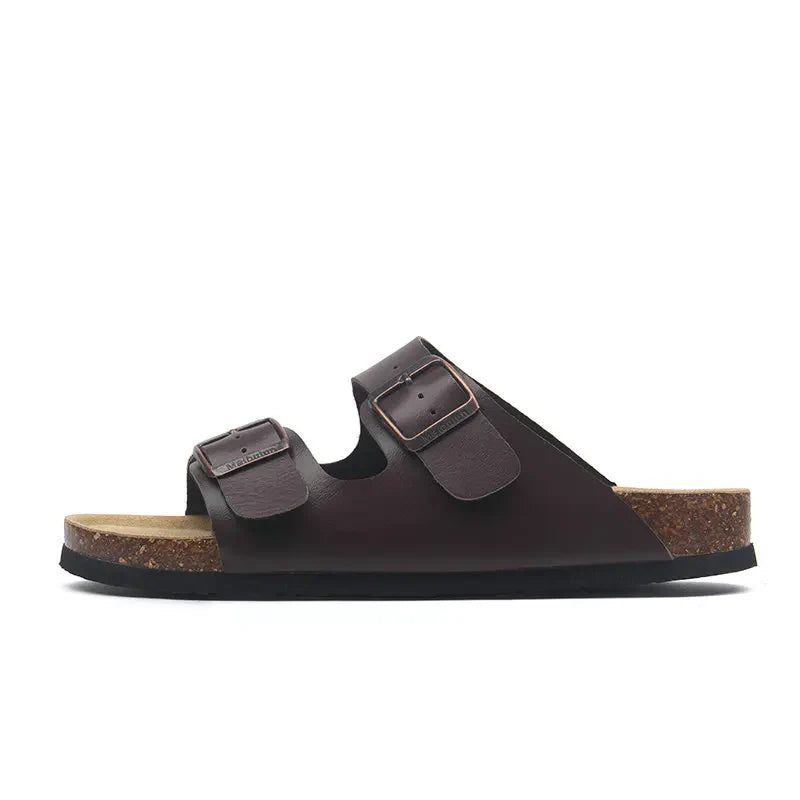 Marini Maibulun Mens Leather Sandal - Brown