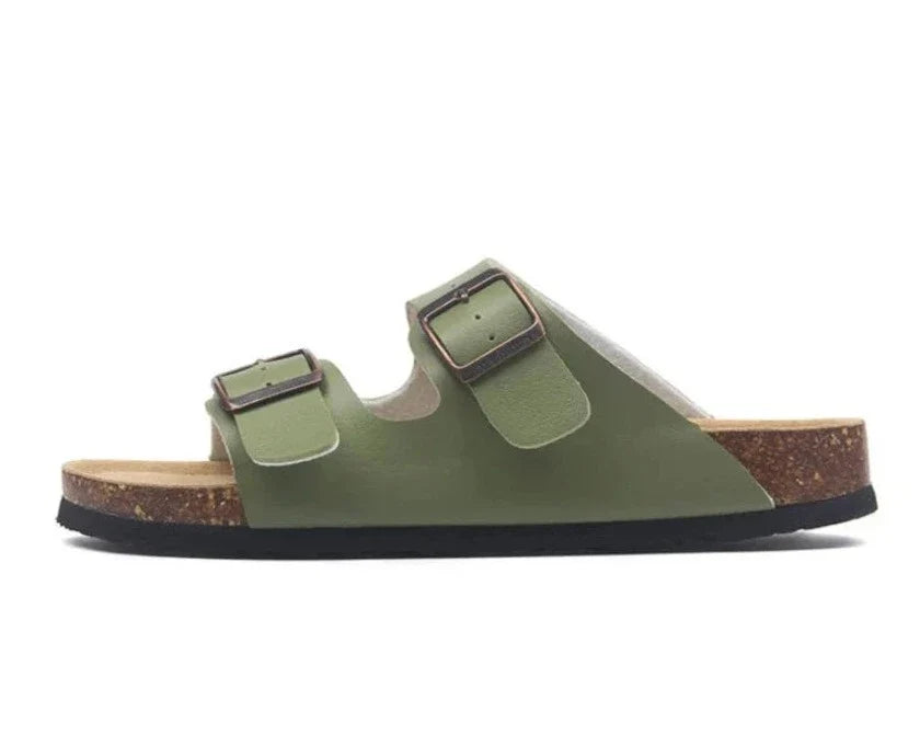Marini Maibulun Mens Leather Sandal - Green