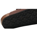 Salerno dark brown leather sandal with European design featuring exceptional comfort, elegant straps and premium craftsmanship for sophisticated everyday wear