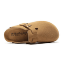 Clog light brown footwear with European design featuring exceptional comfort, versatile styling and premium craftsmanship for sophisticated everyday wear