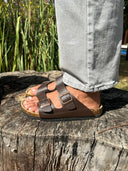 Marini Maibulun Mens Leather Sandal - Brown