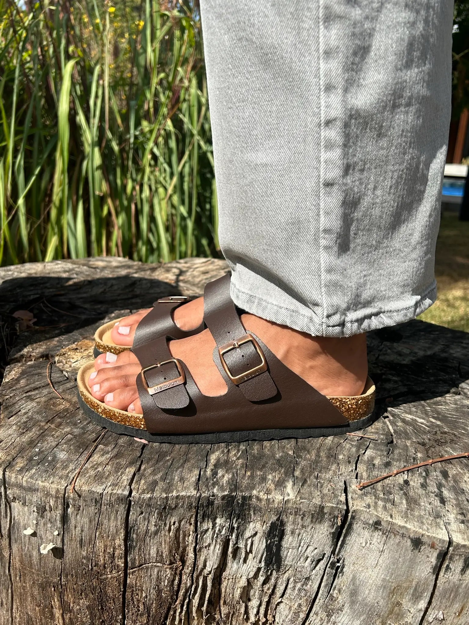 Marini Maibulun Mens Leather Sandal - Brown