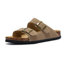 Sandália Birken Camurça, conforto excepcional com design europeu, unindo elegância atemporal e leveza. Perfeita para um estilo sofisticado e moderno.