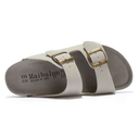 Maibulun cream suede sandal with European design featuring exceptional comfort, elegant straps and premium craftsmanship for sophisticated everyday wear