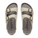 Maibulun cream suede sandal with European design featuring exceptional comfort, elegant straps and premium craftsmanship for sophisticated everyday wear