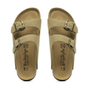 Maibulun light brown suede sandal with European design featuring exceptional comfort, elegant straps and premium craftsmanship for sophisticated everyday wear