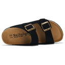 Marini Maibulun Mens Suede Sandal - Black